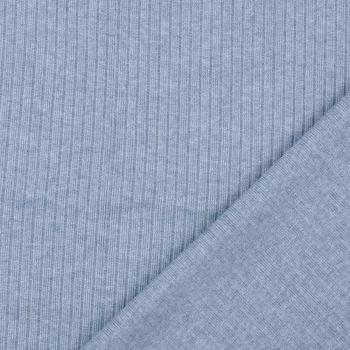 Strick melange jeansblau